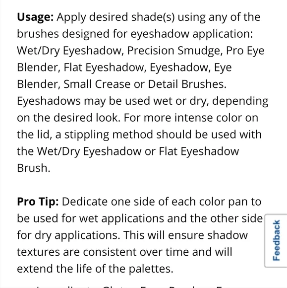 Mirabella Eyeshadow Palette - Picture 12 of 13